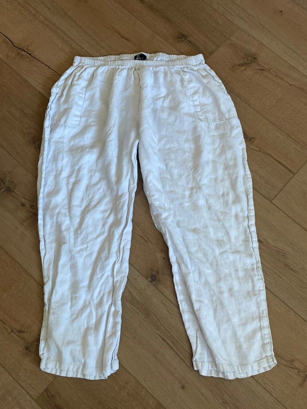 Vintage Fenini 100% Linen Beachy Pants